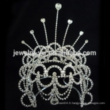 Mode de mariage en métal bijoux couronne couronne de mariage couronne de mariée tiaras